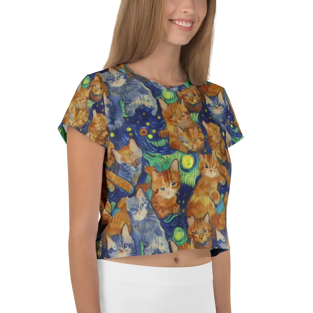Celestial Claws on Crop Tee — Right