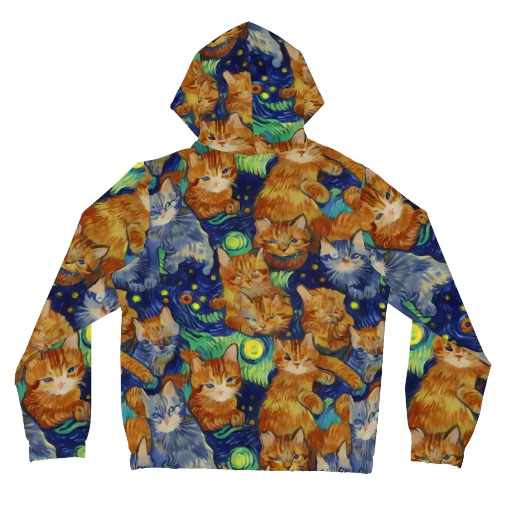 Celestial Claws on Women's Full-Zip Hoodie — Back