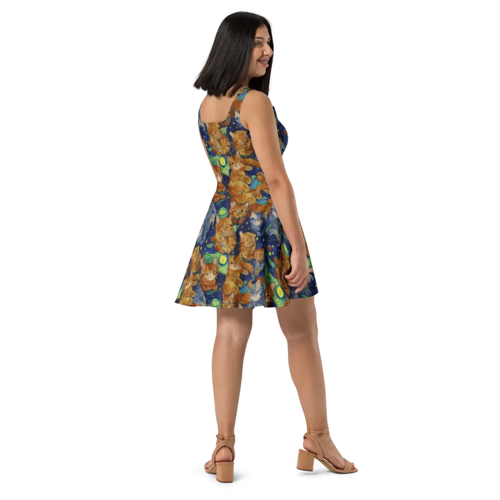 Celestial Claws on Skater Dress — Right