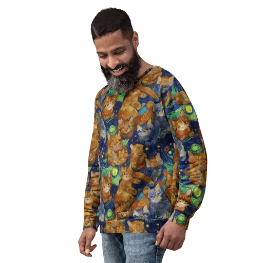 Celestial Claws on a Sweatshirt