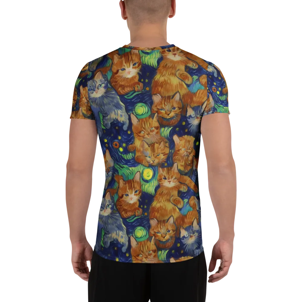 Celestial Claws on Men's Athletic T-Shirt — Back
