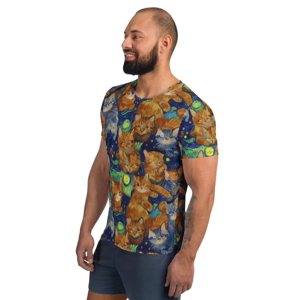 Celestial Claws on Men's Athletic T-Shirt — Left