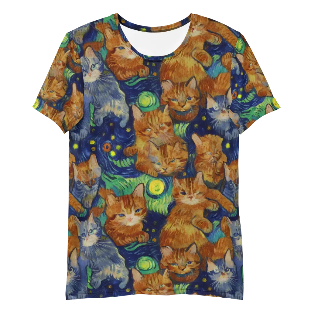 Celestial Claws on Men's Athletic T-Shirt — Front