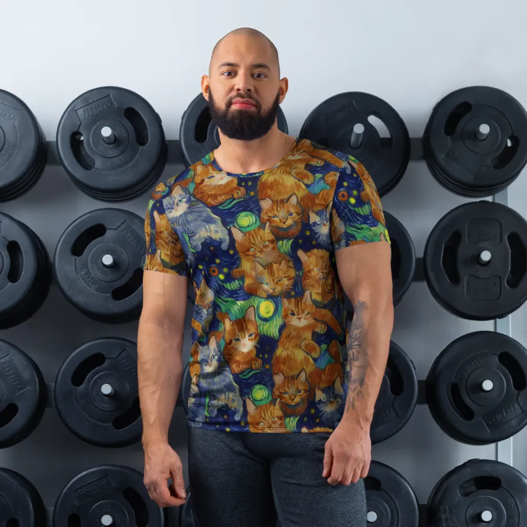 Celestial Claws on Men's Athletic T-Shirt — Front
