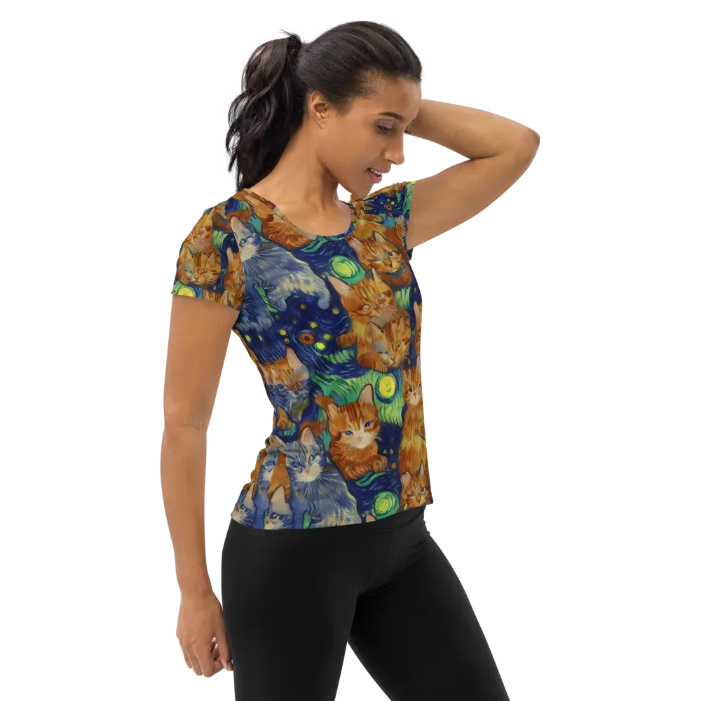 Celestial Claws on Women's Athletic T-Shirt — Right