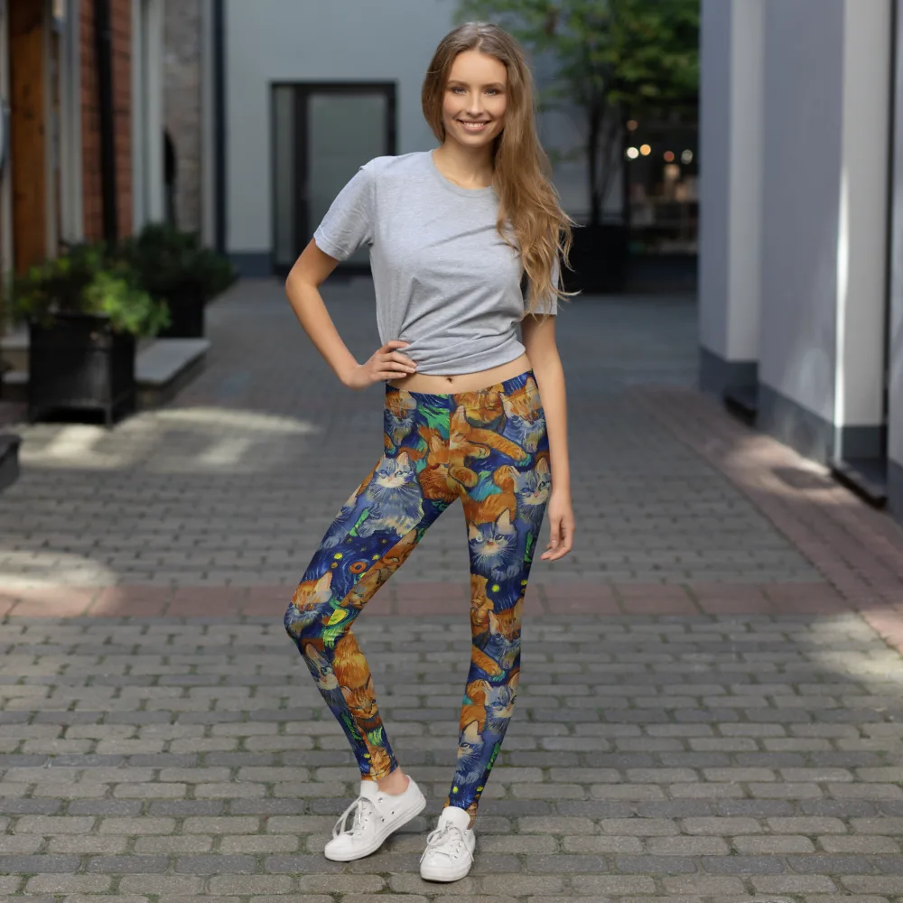Celestial Claws on Leggings — Front