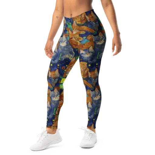 Celestial Claws on a Leggings