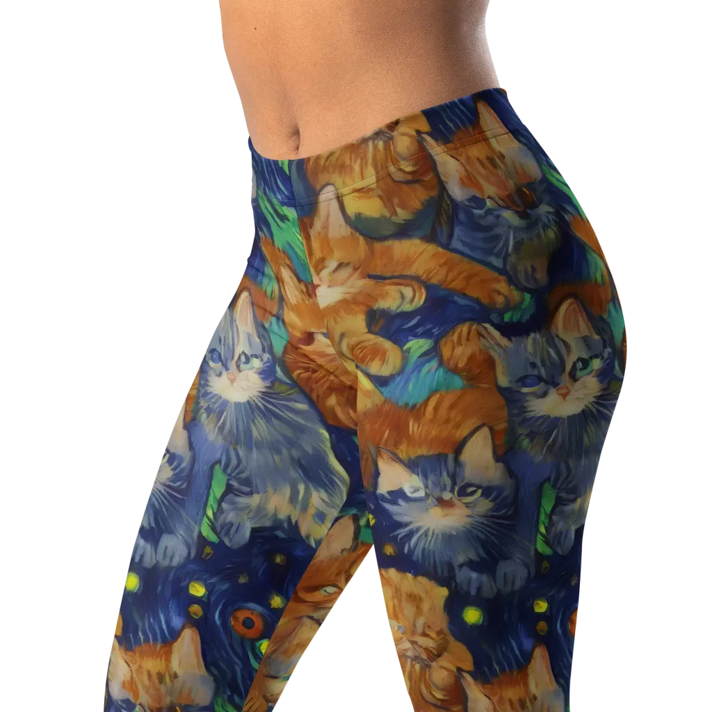 Celestial Claws on Leggings — Left Front