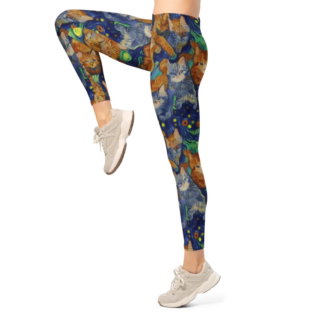 Celestial Claws on Leggings — Left