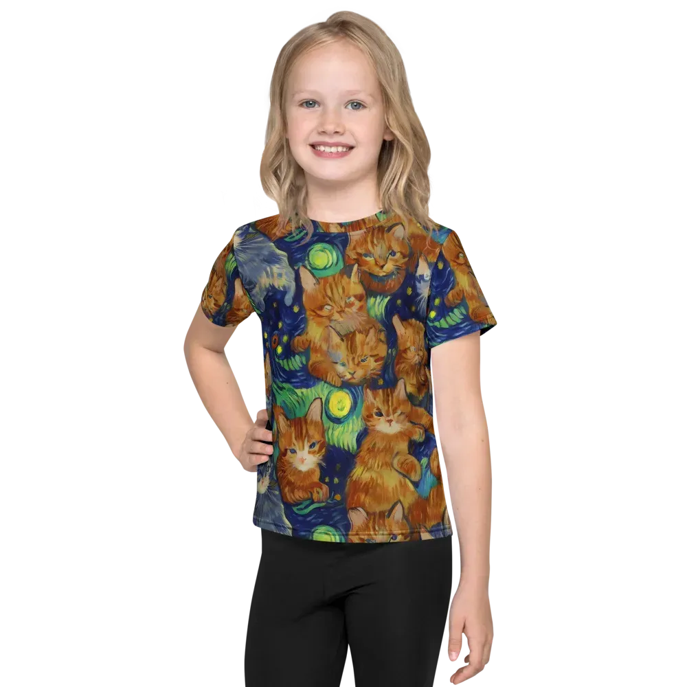 Celestial Claws on Kids Crew Neck T-Shirt — Front
