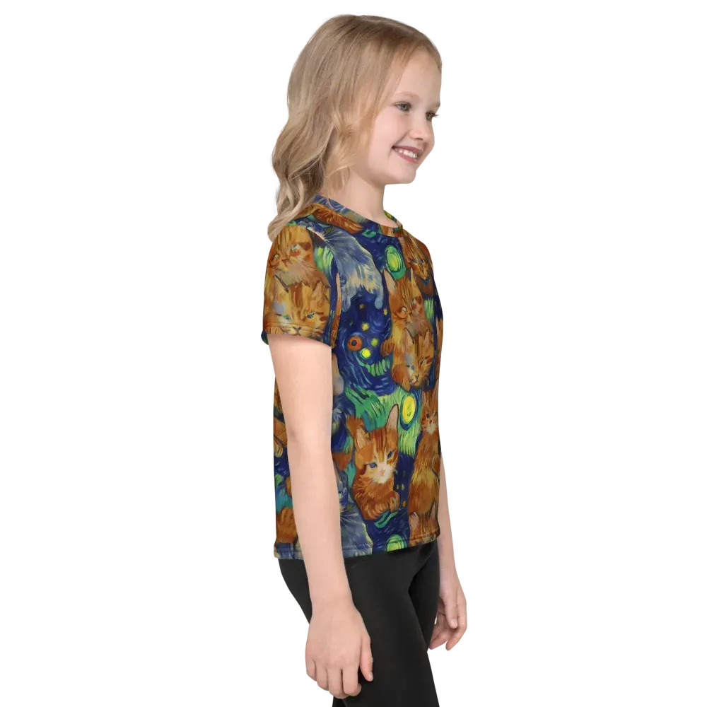 Celestial Claws on Kids Crew Neck T-Shirt — Right