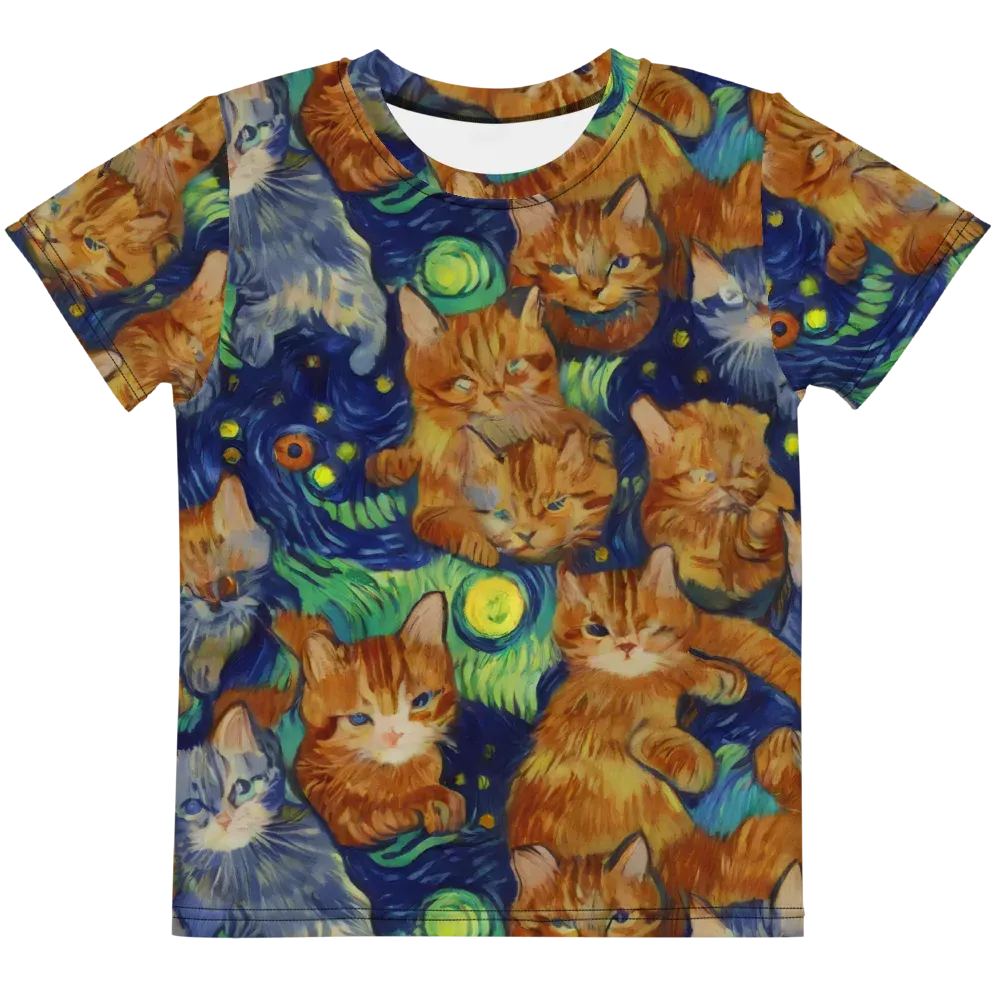 Celestial Claws on Kids Crew Neck T-Shirt — Front
