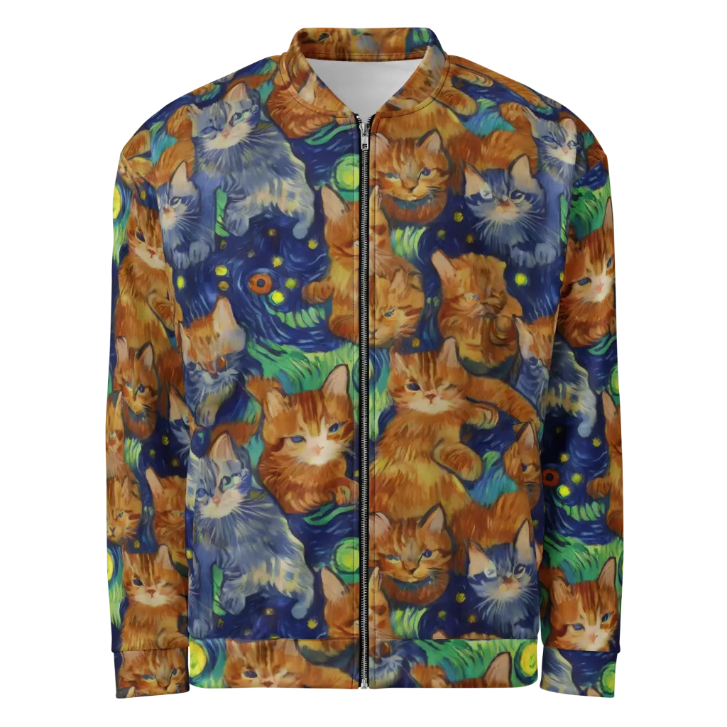 Celestial Claws on Bomber Jacket — Front