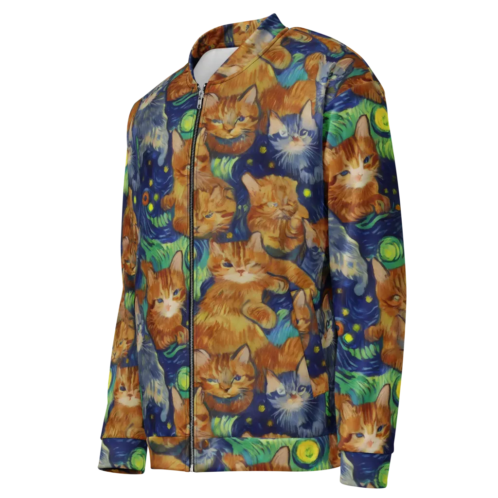 Celestial Claws on Bomber Jacket — Left Front
