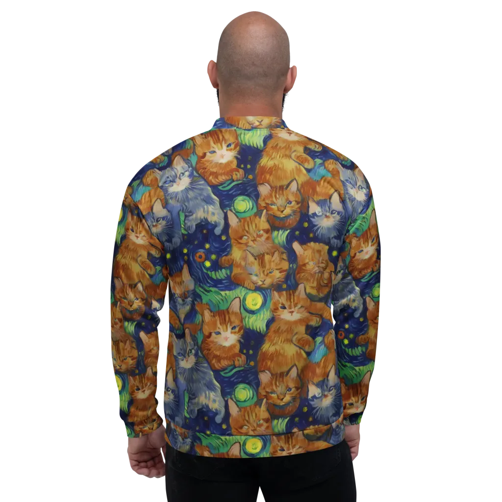 Celestial Claws on Bomber Jacket — Back