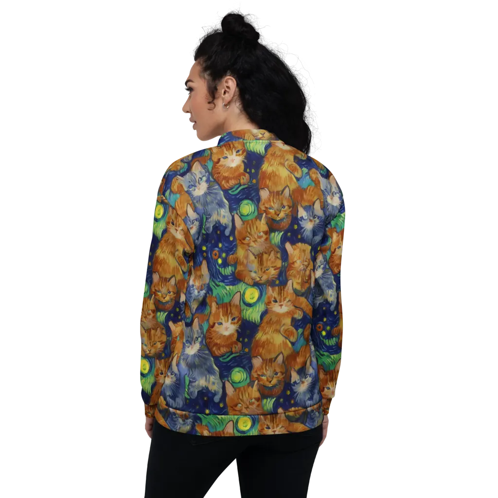 Celestial Claws on Bomber Jacket — Back