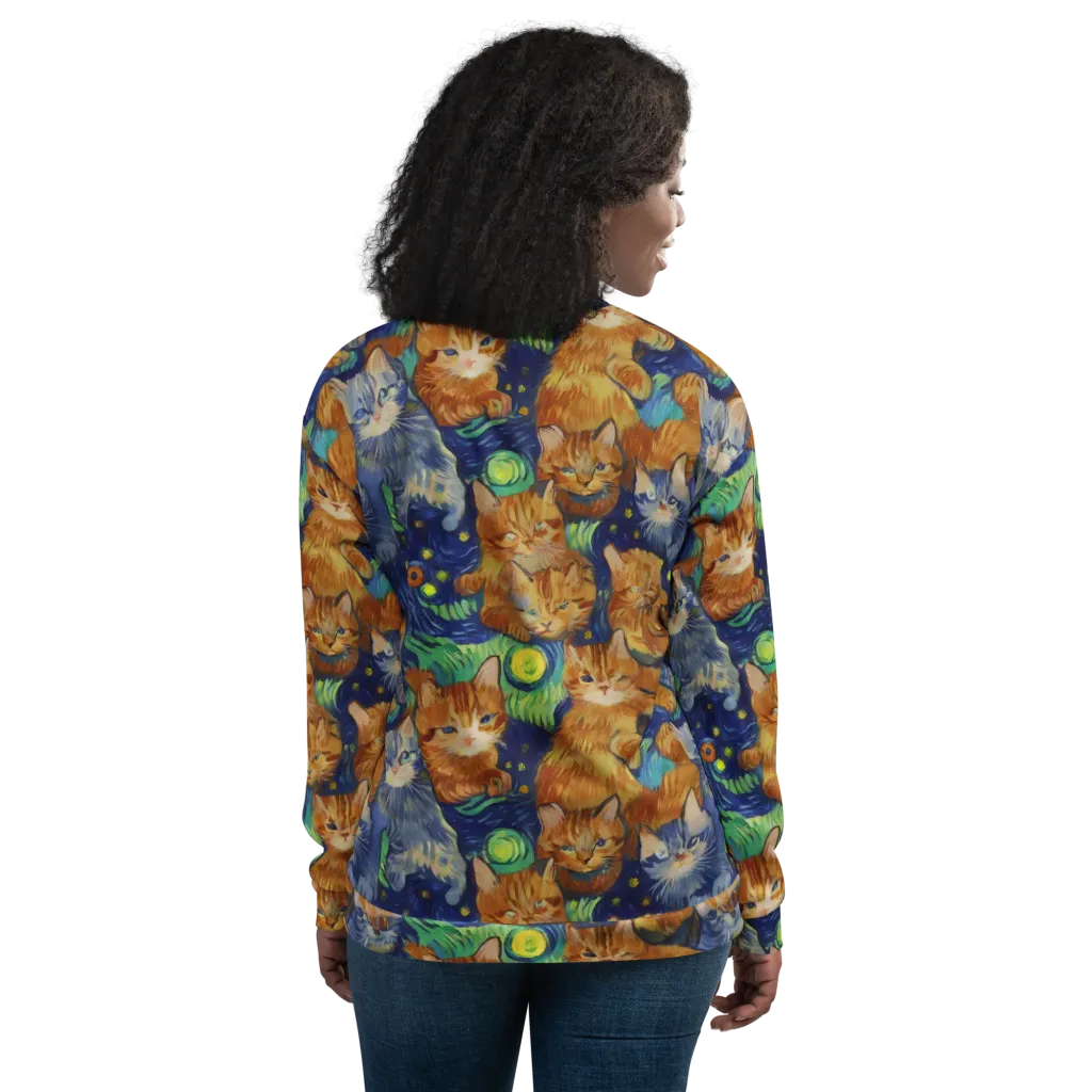 Celestial Claws on Bomber Jacket — Back