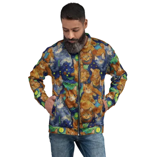 Celestial Claws on a Bomber Jacket