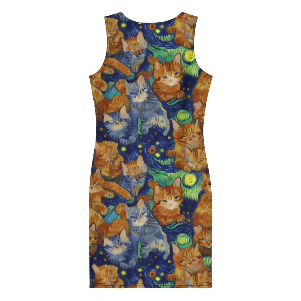 Celestial Claws on Bodycon Dress — Back