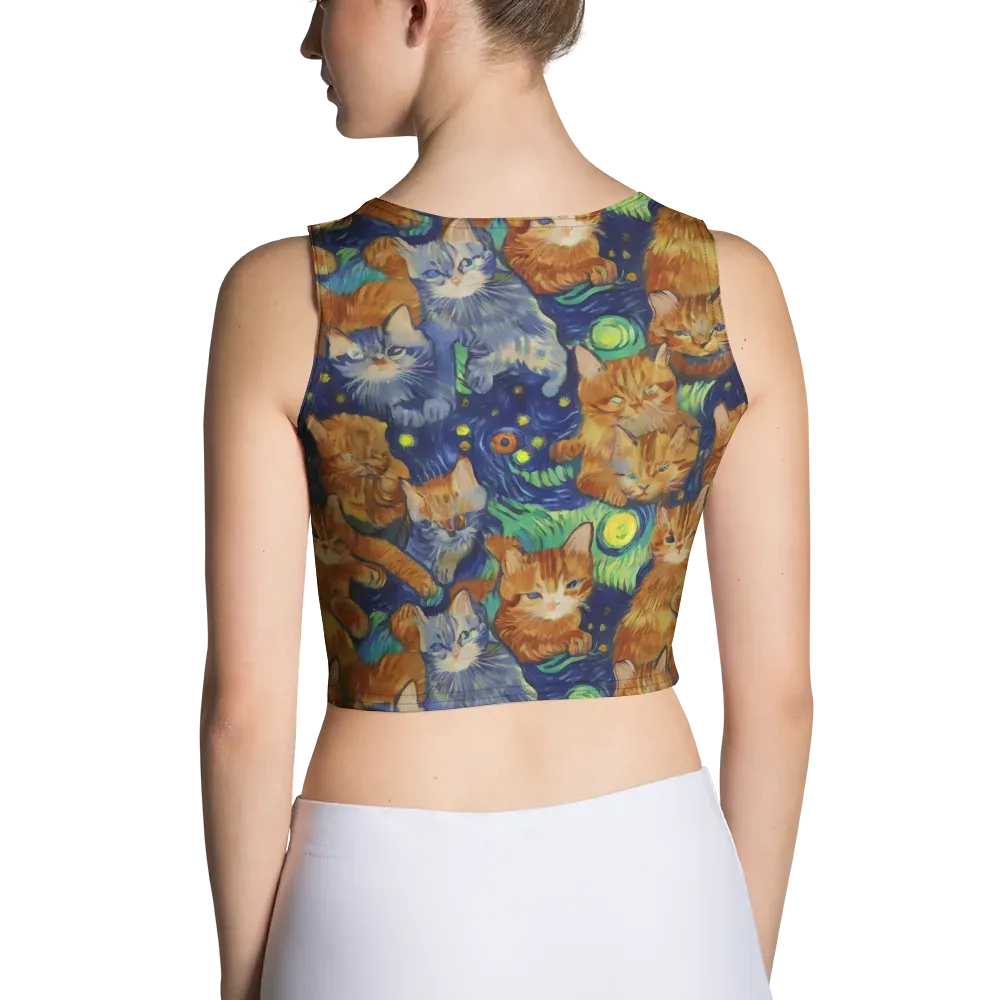 Celestial Claws on Crop Top — Back