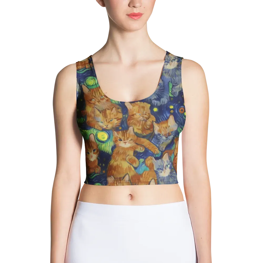Celestial Claws on Crop Top — Front