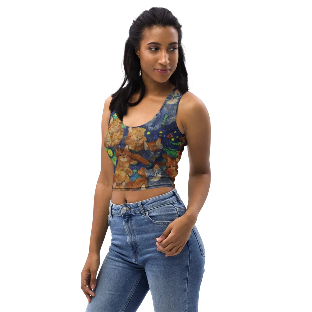 Celestial Claws on Crop Top — Left Front