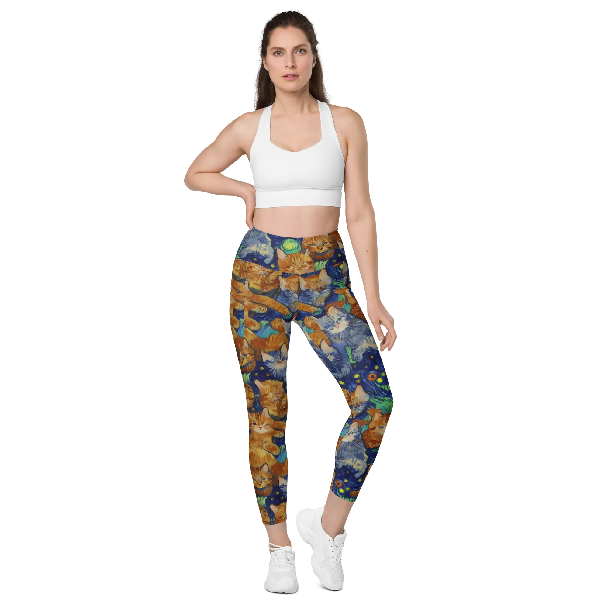 Celestial Claws on Leggings with Pockets — Front