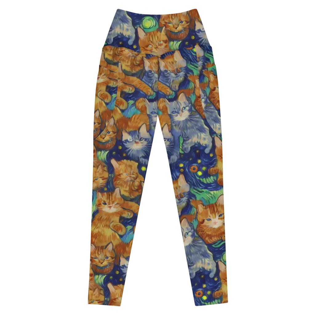 Celestial Claws on Leggings with Pockets — Front