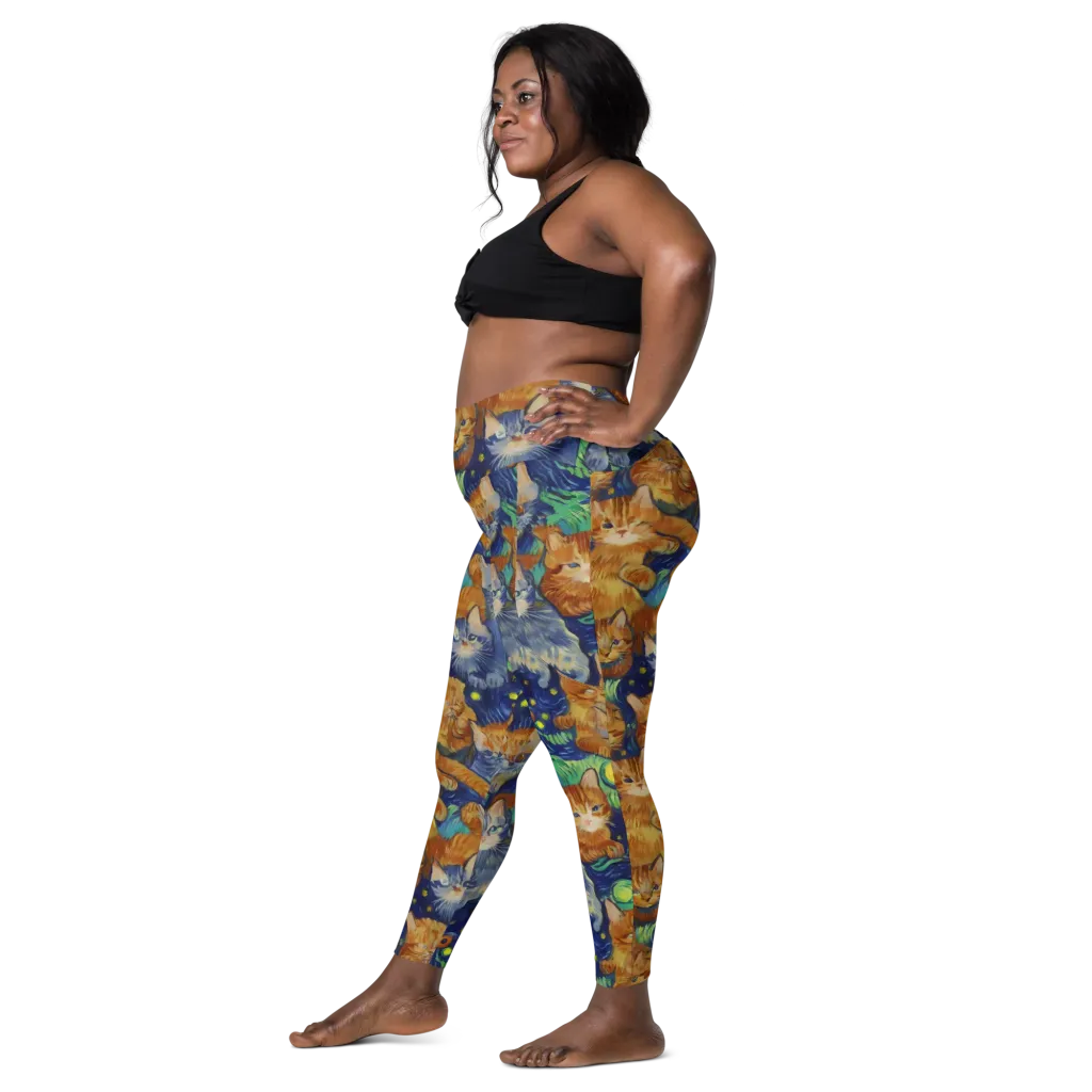 Celestial Claws on Leggings with Pockets — Left