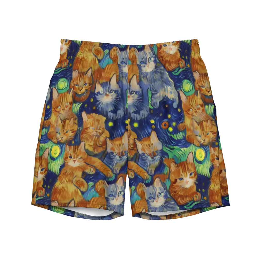 Celestial Claws on Swim Trunks — Front