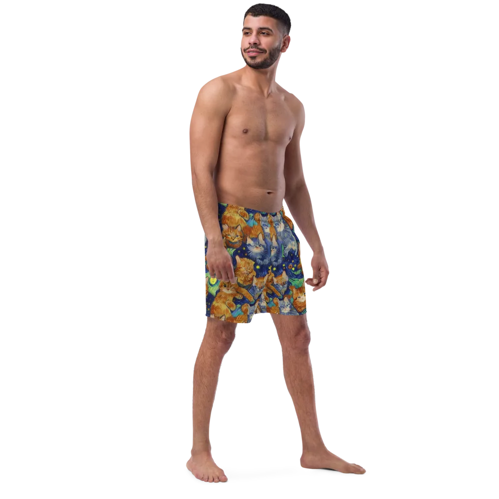 Celestial Claws on Swim Trunks — Right Front