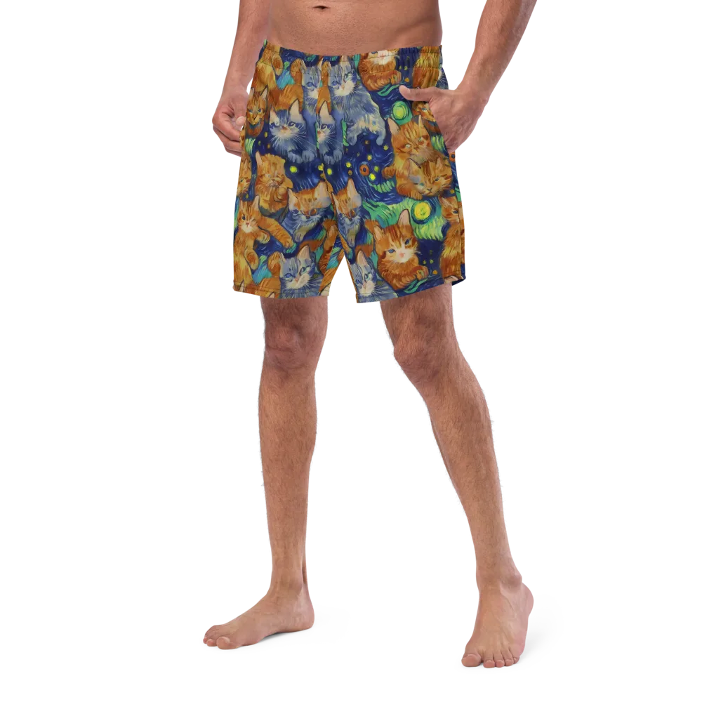 Celestial Claws on Swim Trunks — Left Front