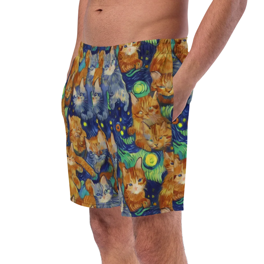 Celestial Claws on Swim Trunks — Left Front