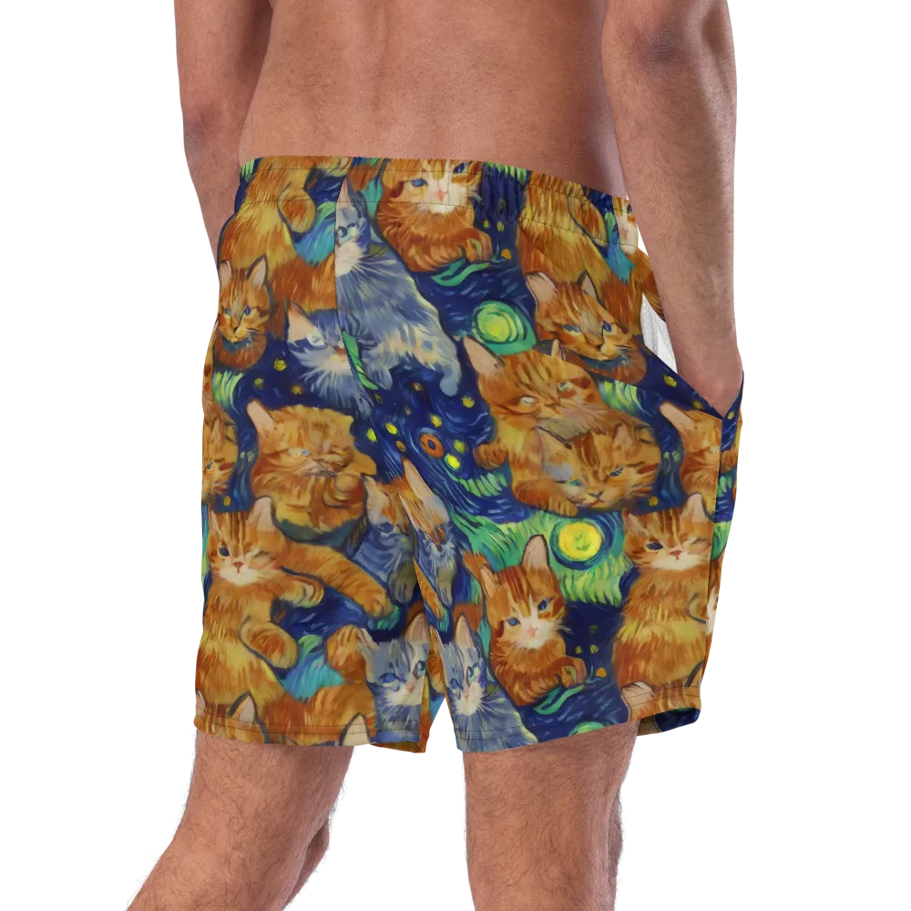 Celestial Claws on Swim Trunks — Right Back