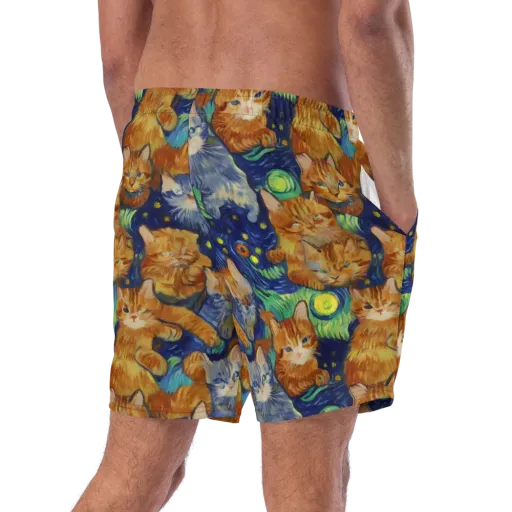 Celestial Claws on a Swim Trunks