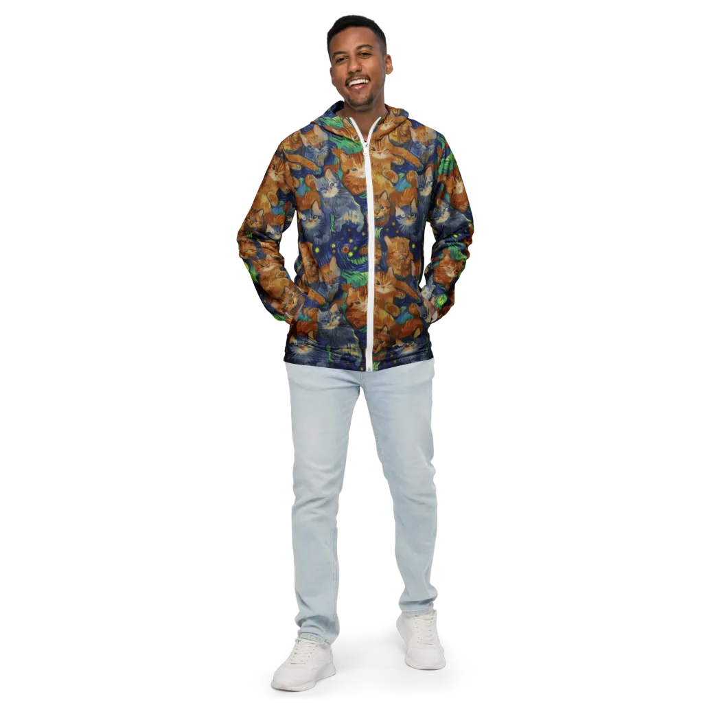 Celestial Claws on Men's Windbreaker — Front