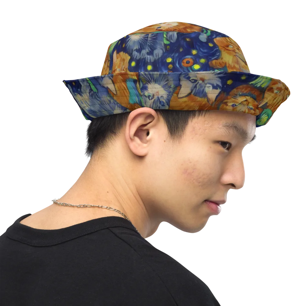 Celestial Claws on Reversible Bucket Hat — Right Outside