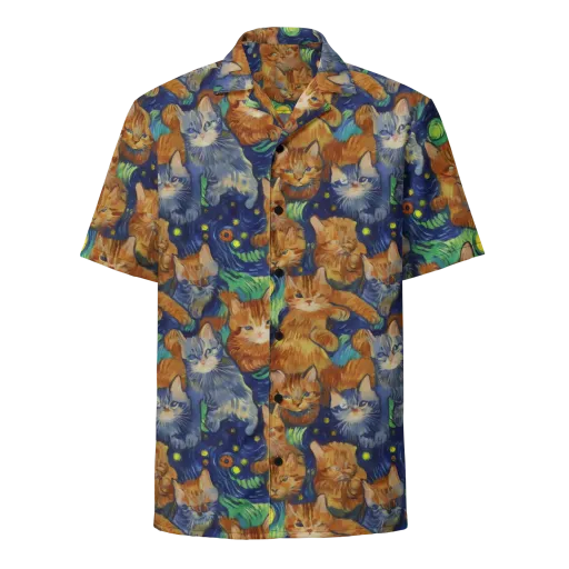 Celestial Claws on a Button Shirt