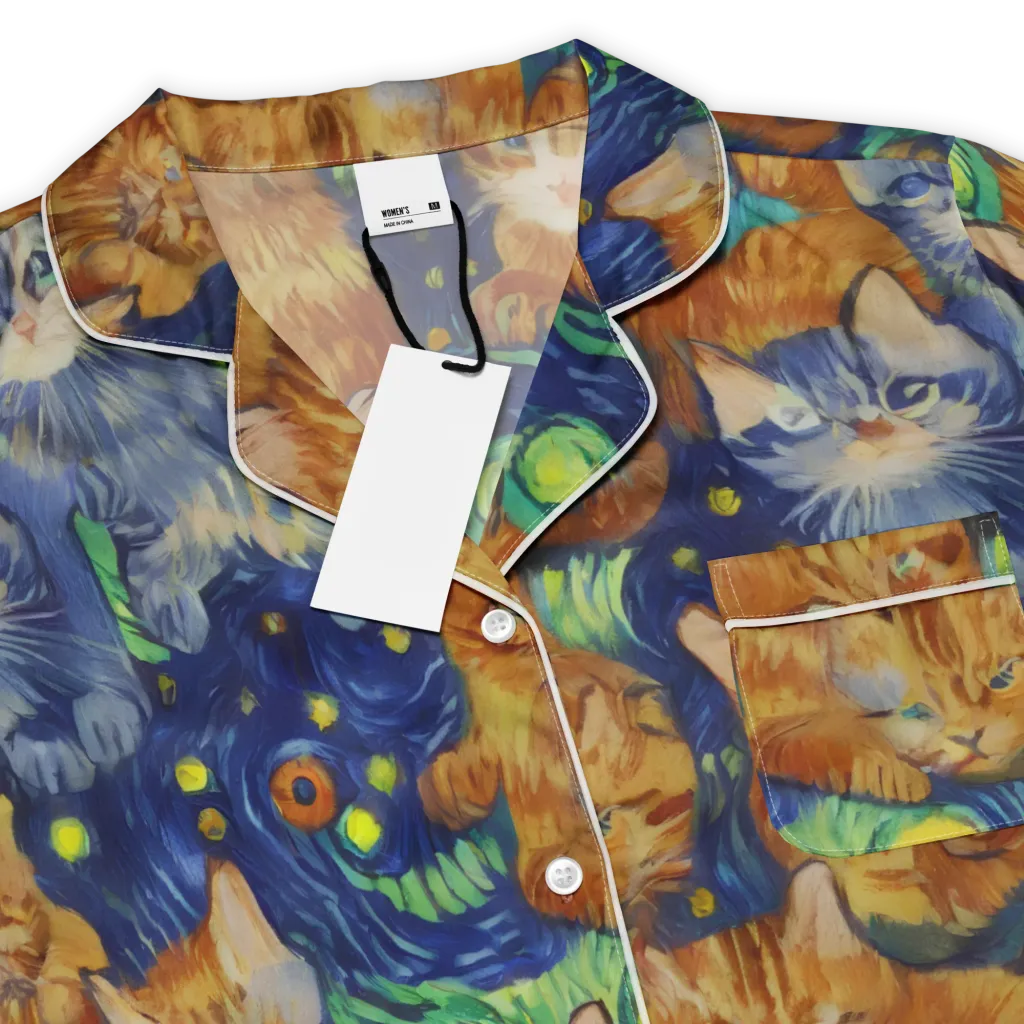 Celestial Claws on Women's Short Sleeve Pajama Top — Product details