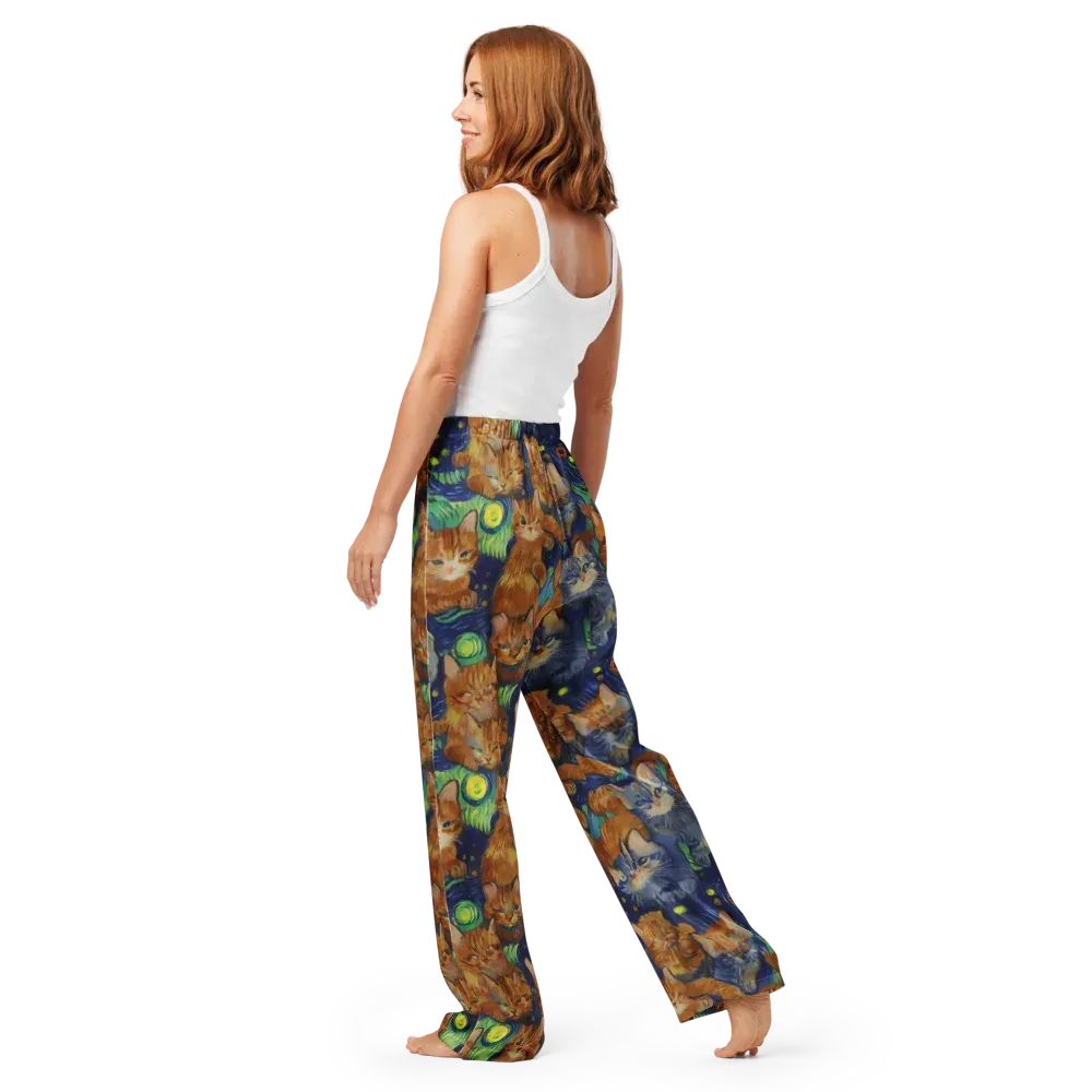 Celestial Claws on Women's Pajama Pants — Back