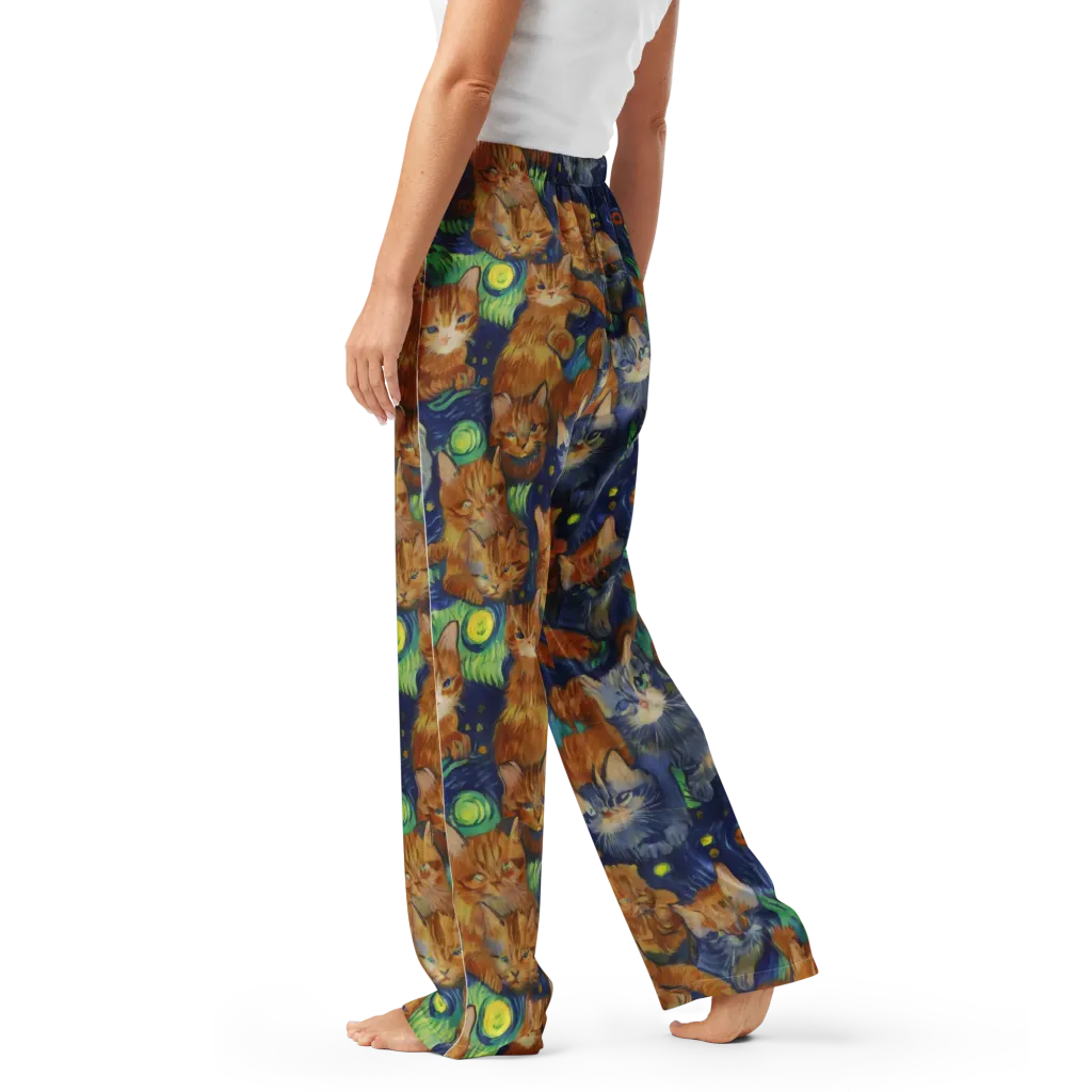 Celestial Claws on Women's Pajama Pants — Left