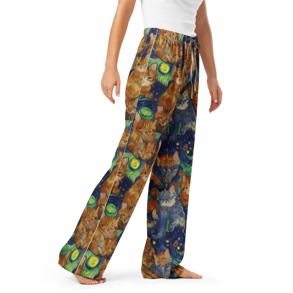 Celestial Claws on Women's Pajama Pants — Right Front