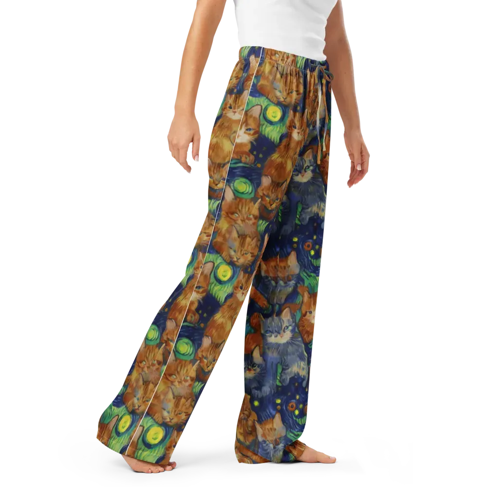 Celestial Claws on Women's Pajama Pants — Right Front