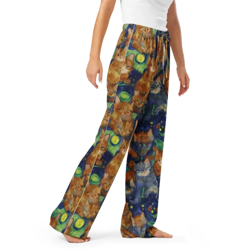 Celestial Claws on a Women's Pajama Pants