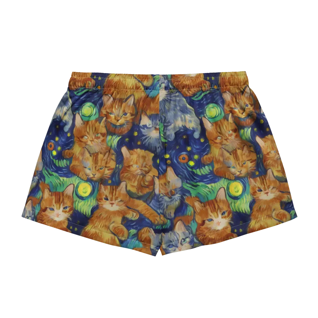 Celestial Claws on Women's Pajama Shorts — Back