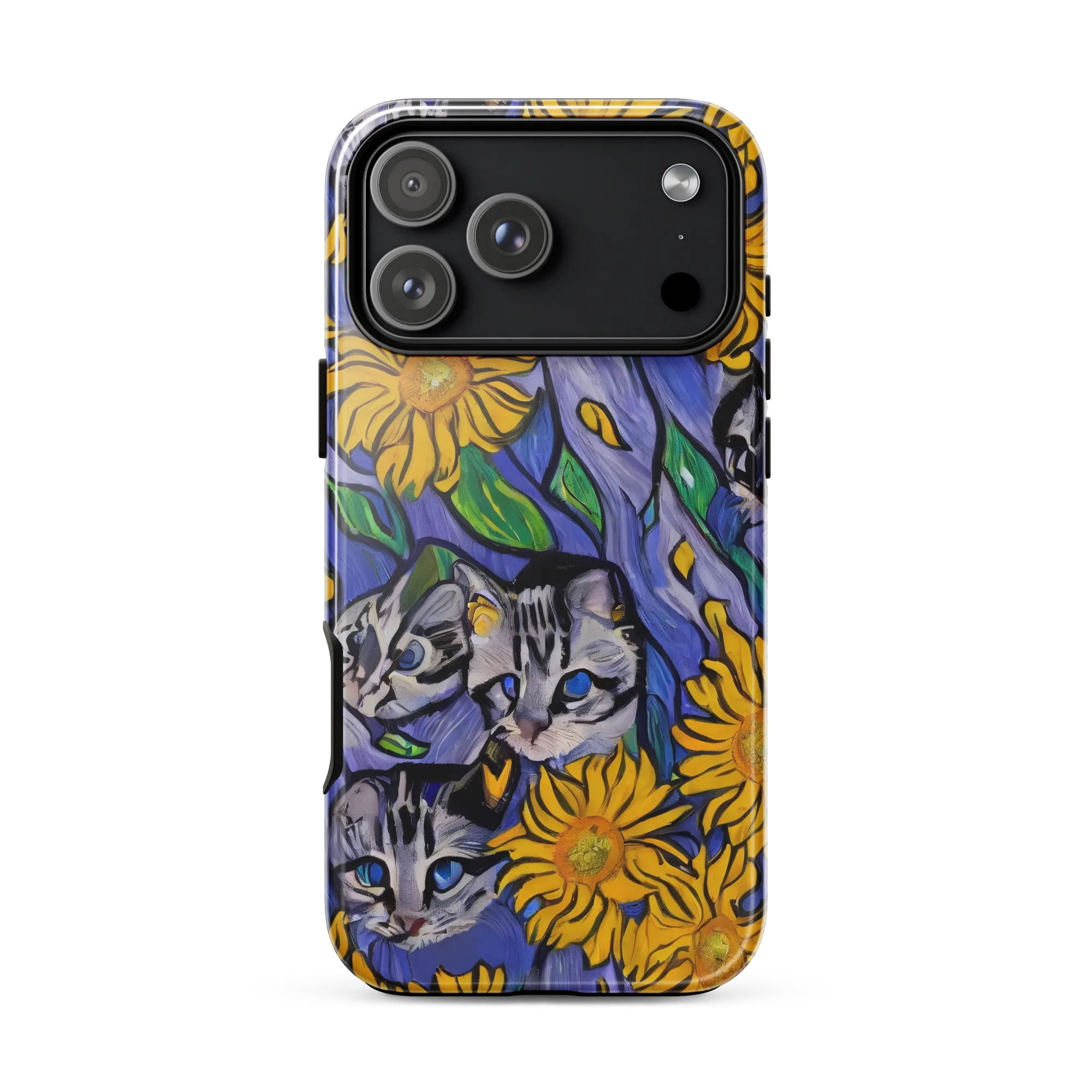Feline Flora on Tough Case for iPhone® — Front