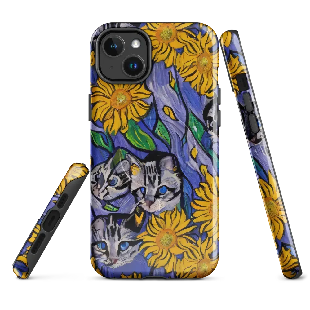 Feline Flora on MagSafe Tough Case for iPhone® — Front