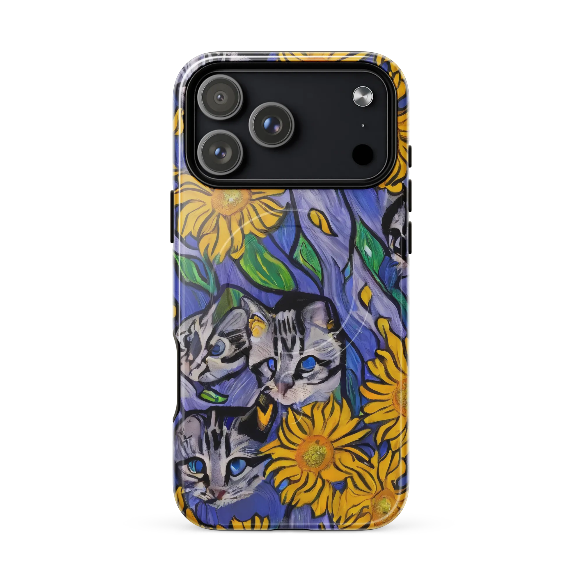 Feline Flora on MagSafe Tough Case for iPhone® — Front
