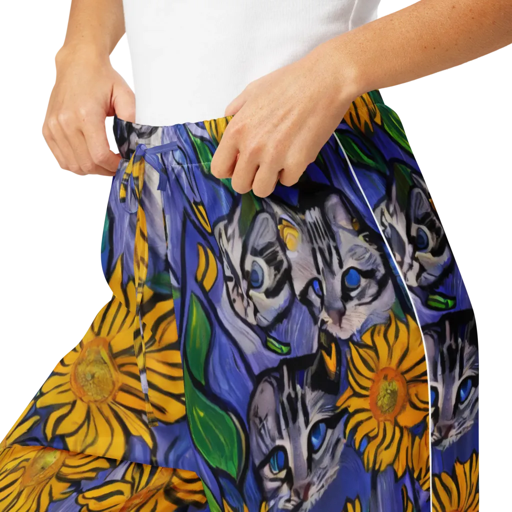 Feline Flora on Women's Pajama Pants — Product details