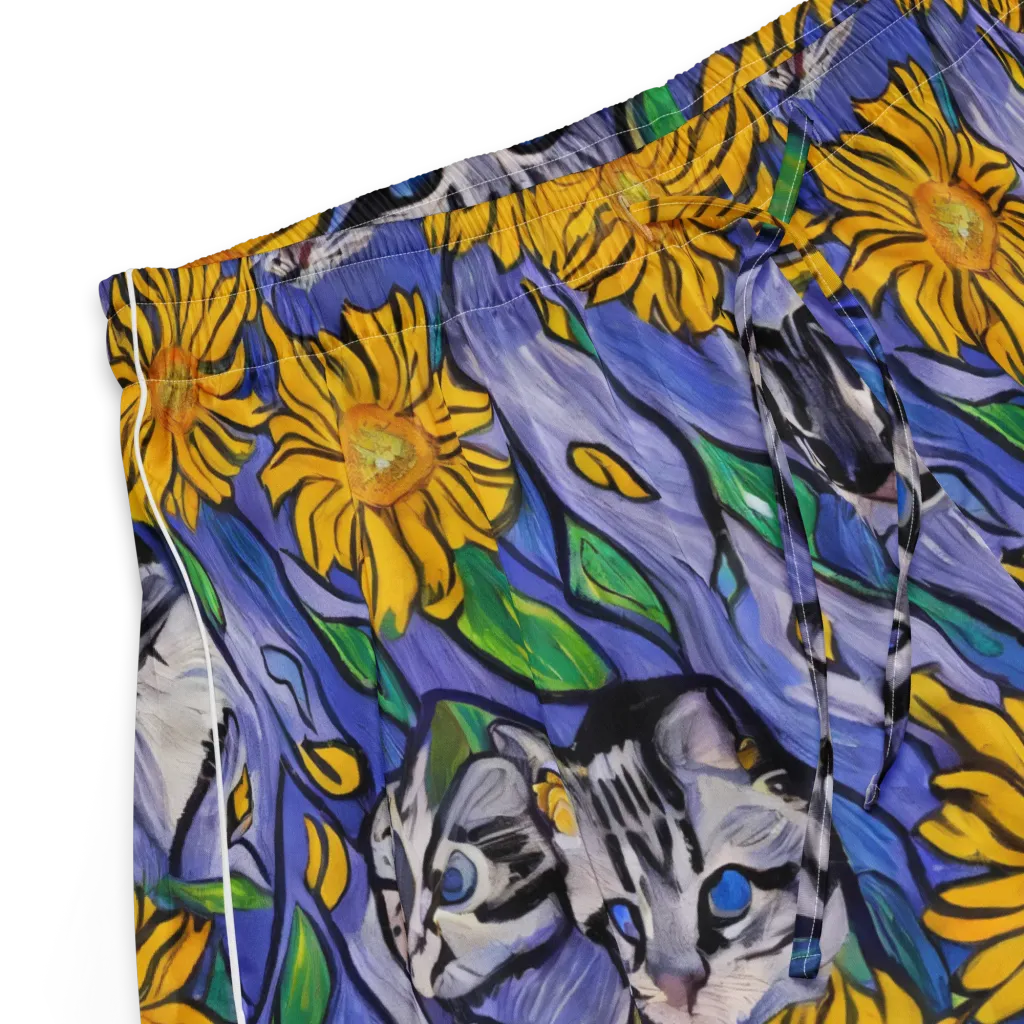 Feline Flora on Women's Pajama Shorts — Product details